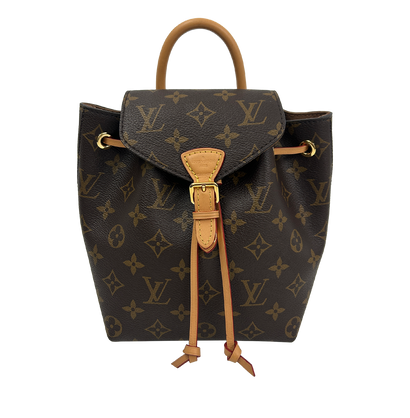 Mochila Montsouris, 1.700&euro;, Bolso, Marrón, Canvas - General, Vista frontal